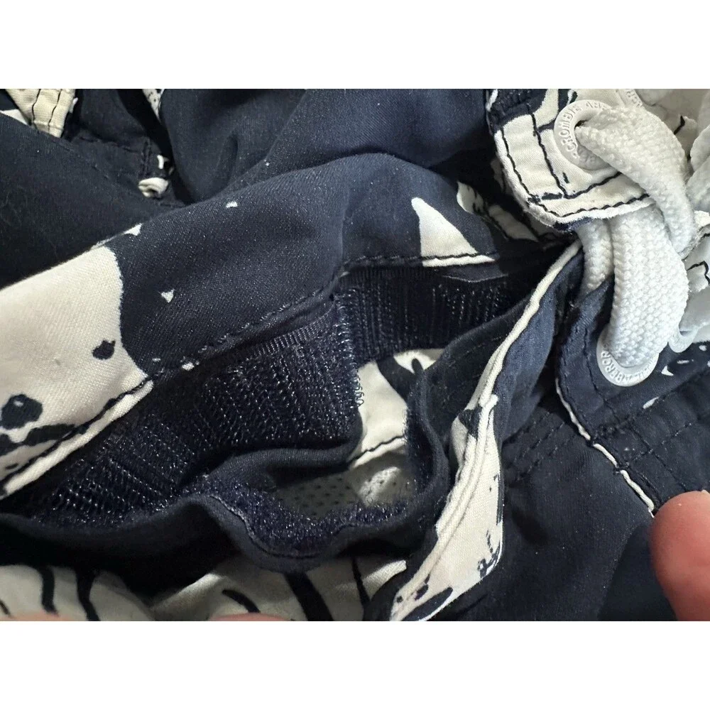 Abercrombie & Fitch Board Shorts Mens 32 Blue Floral Cargo Swim Trunks Tuggers